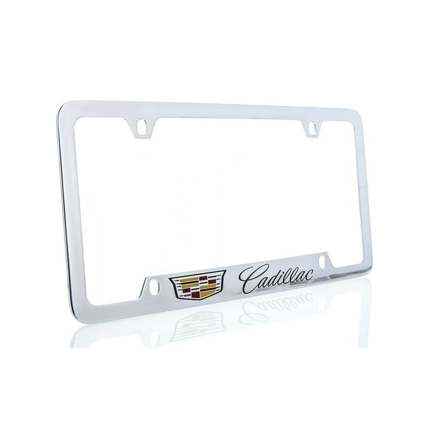 Warranted Cadillac XTS Black Metal License Plate Frame Official Licensed Warranted Cadillac XTS Black Metal License Plate Frame Official Licensed